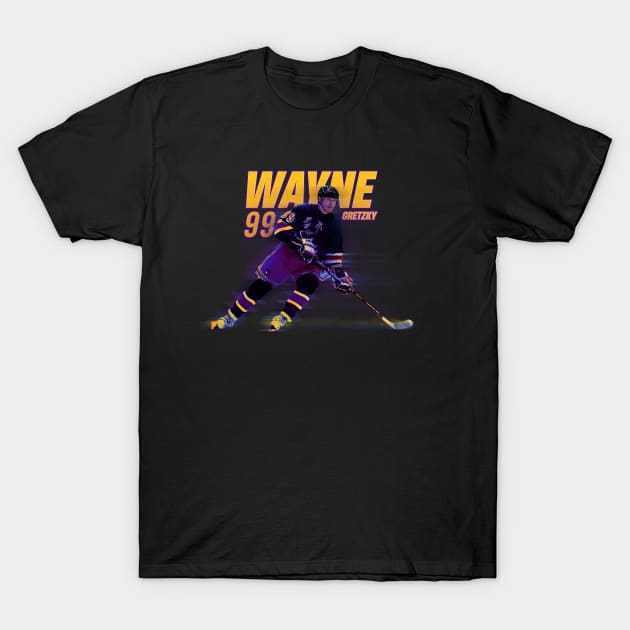 Wayne Gretzky 90s NHL T-Shirt by Badlabs